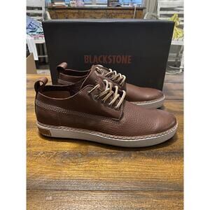 Blackstone Men's Brown Leather Casual Shoes sz 7 NWT